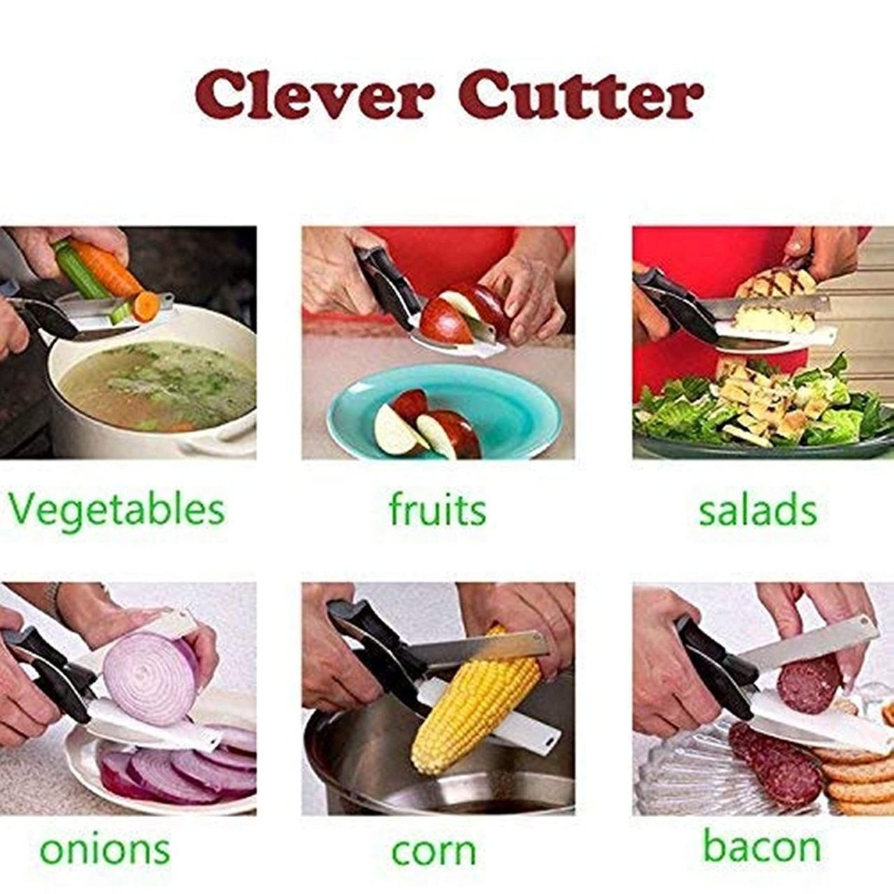 2 in 1 Kitchen Knife / Cleaver Cutters